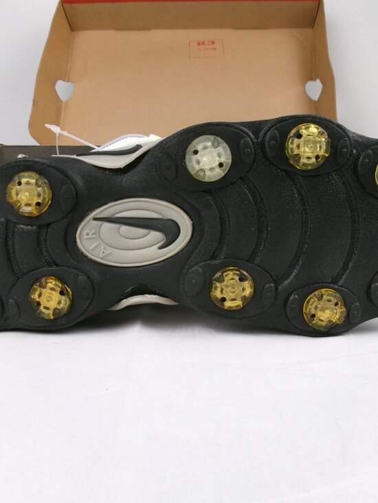 Vintage 1998 Nike Air Sharp TW Golf Shoes Deadstock OG Box Receipt Size 9 main image 4